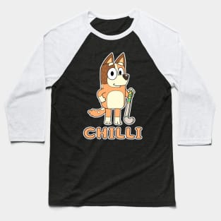 Chilli Heeler Baseball T-Shirt